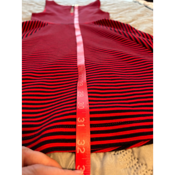 Express Women's Red & Black Striped Dress XS - Picture 8 of 8